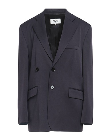 MM6 MAISON MARGIELA Blazer Navy 54% Polyester, 44% Virgin Wool, 2% Elastane