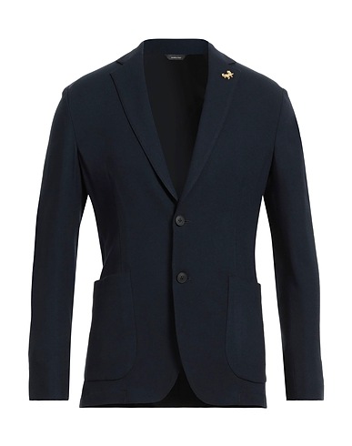 TOMBOLINI Blazer RUNNING Midnight blue 82% Viscose, 15% Polyamide, 3% Elastane