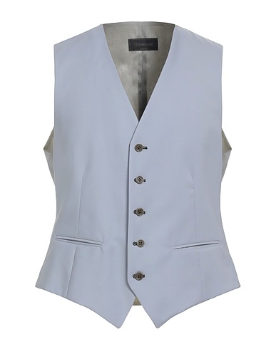 TOMBOLINI Waistcoat Grey 100% Virgin Wool