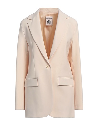 SEMICOUTURE Blazer Ivory 53% Polyester, 43% Virgin Wool, 4% Elastane
