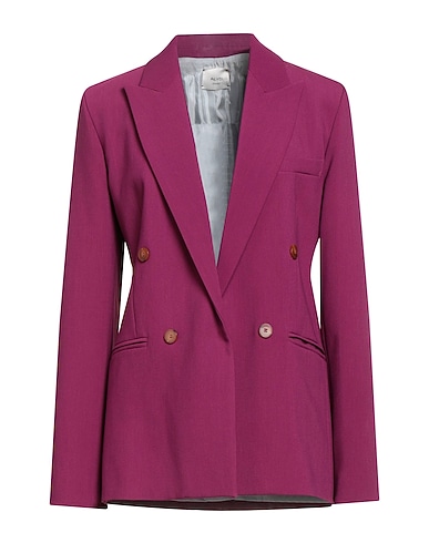 ALYSI Blazer CHOCOLAT 71% Polyester, 22% Viscose, 7% Elastane, Wool, Acetate