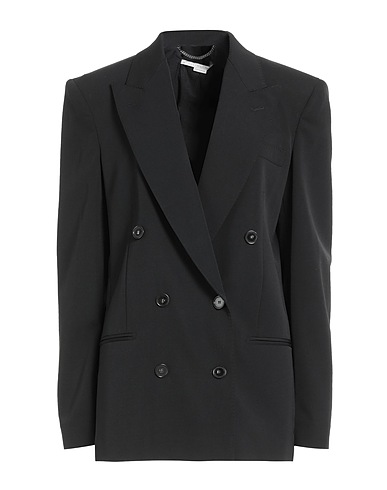 STELLA McCARTNEY Giacca Nero 97% Lana, 3% Elastan
