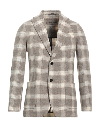 CIRCOLO 1901 Blazer Khaki 90% Lana Vergine, 10% Cachemire