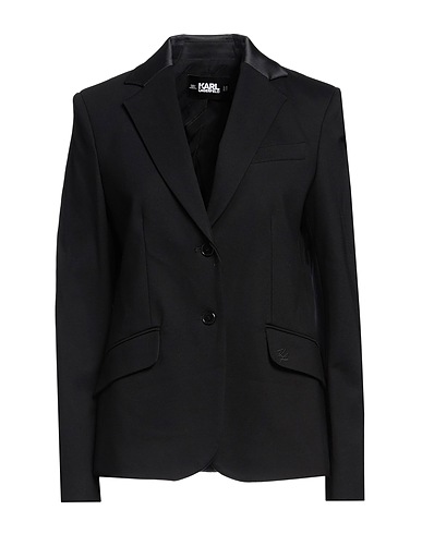 KARL LAGERFELD 자켓 블랙 60% 비스코스, 35% 폴리아미드, 5% 엘라스테인, 폴리에스테르