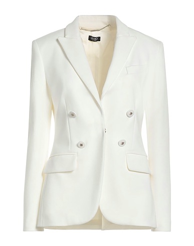 LIU •JO Blazer White 67% Viscose, 29% Polyamide, 4% Elastane
