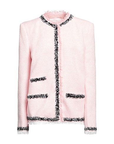 MSGM Giacca Rosa chiaro 42% Cotone, 39% Poliestere, 13% Acrilico, 3% Fibra di metallo, 3% Poliammide