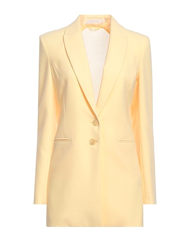 PATRIZIA PEPE Giacca Giallo 89% Poliestere, 11% Elastan