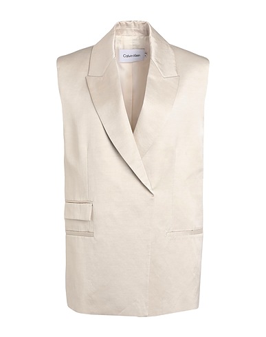 CALVIN KLEIN Blazer Ivory 42% Viscose, 38% Hemp, 20% Cotton