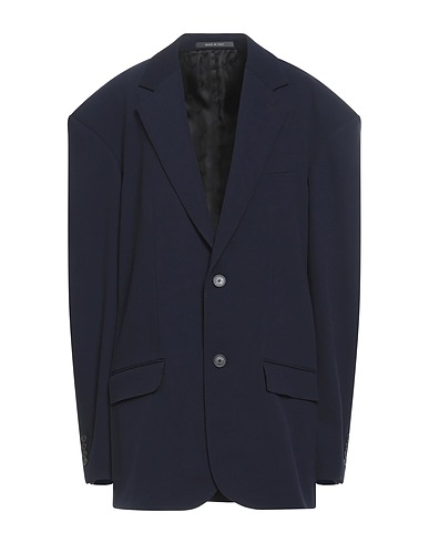 BALENCIAGA Blazer GARDE-ROBE Midnight blue 98% Wool, 2% Elastane