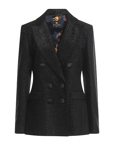 ETRO Blazer Black 72% Viscose, 17% Modal, 11% Polyamide