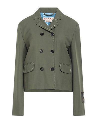 MARNI Blazer Military green 100% Virgin Wool