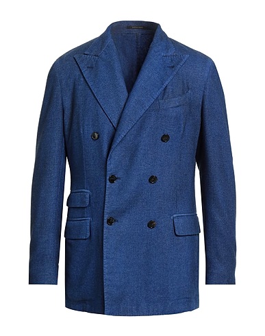 GABRIELE PASINI Blazer Blue 77% Wool, 20% Polyester, 3% Cashmere