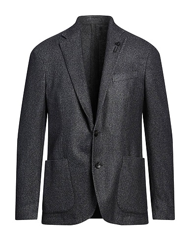 LARDINI Blazer Grey 50% Cashmere, 50% Silk