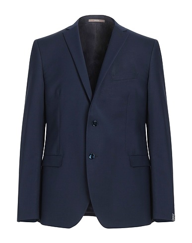PAOLONI Blazer Navy 39% Viscose, 39% Polyester, 20% Virgin Wool, 2% Elastane