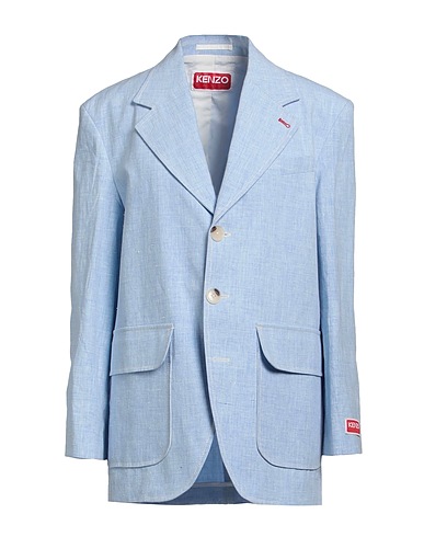 KENZO Veste Bleu ciel 80% Lin, 20% Polyamide