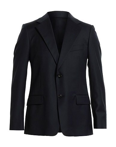 LANVIN Blazers Nachtblau 100% Schurwolle, Büffelhorn