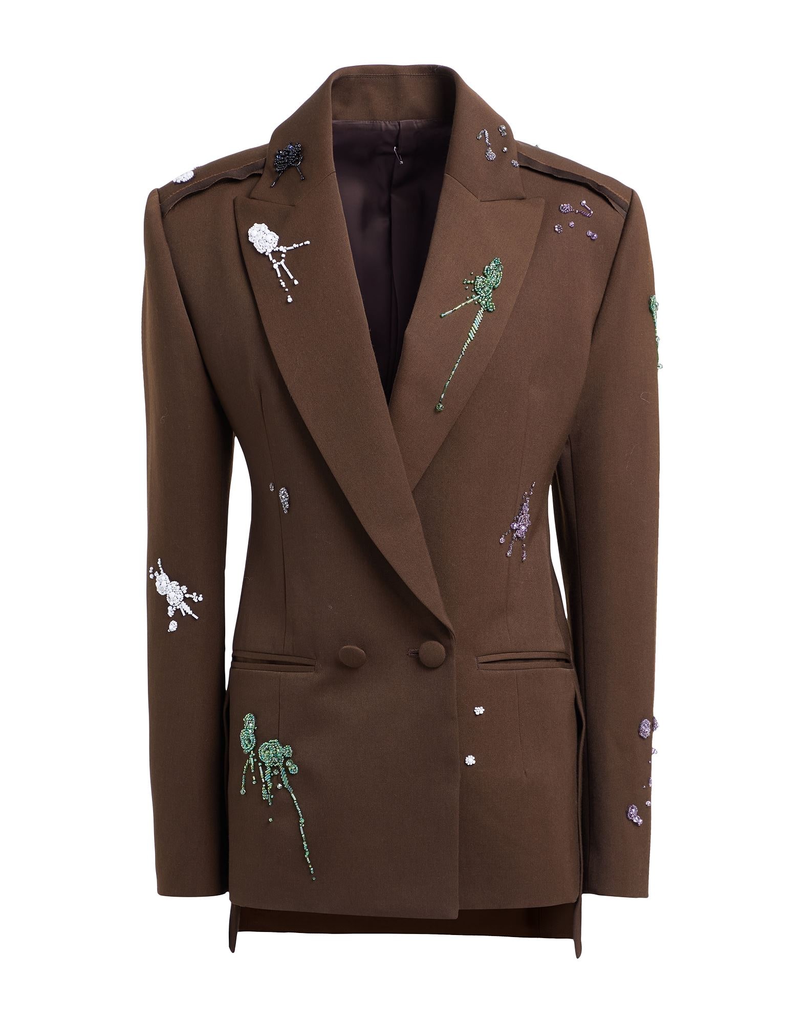 UNDERCOVER Pコート UNDERCOVER - アンダーカバイズム 11AW レザー切替ウールPコート