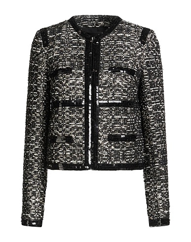 GIAMBATTISTA VALLI Jacket Black 53% Polyamide, 29% Cotton, 9% Polyester, 9% Viscose