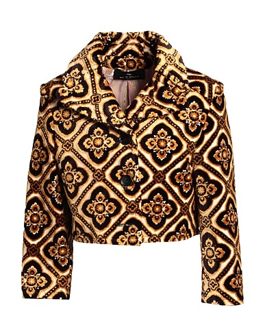 ETRO Blazer Dark brown 53% Viscose, 47% Cotton