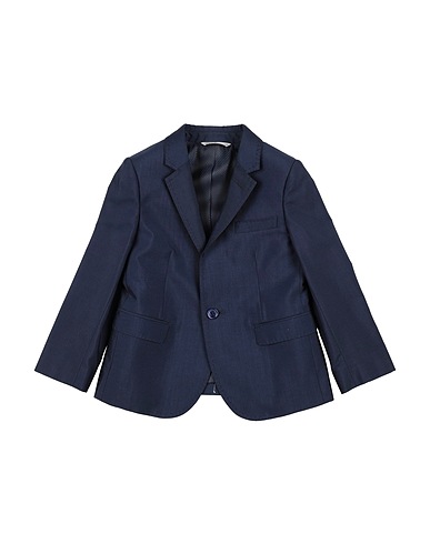 DOLCE&GABBANA Americana Azul marino 48% Lana Virgen, 34% Algodón, 18% Seda