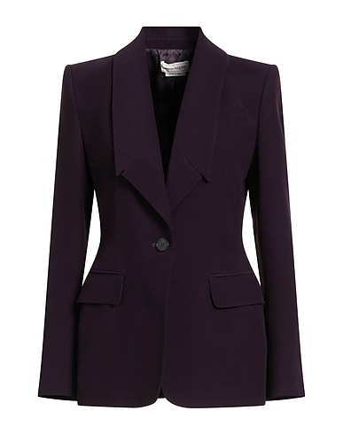 MCQUEEN Jackett Dunkelviolett 52% Viskose, 48% Acetat