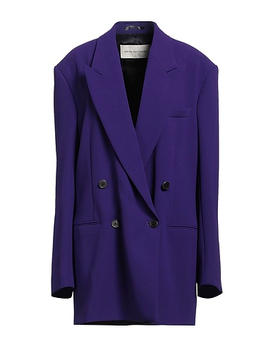 DRIES VAN NOTEN テーラードジャケット パープル ポリエステル 100%