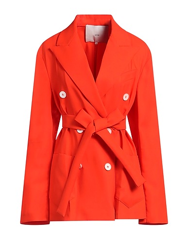 SETCHU Giacca Arancione 65% Lana Vergine, 35% Viscosa
