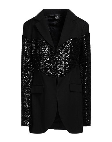 PINKO UNIQUENESS Blazer Black 76% Lambswool, 22% Viscose, 2% Elastane, Polyamide