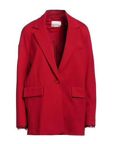 DOROTHEE SCHUMACHER Blazer Brick red 67% Viscose, 28% Polyamide, 5% Elastane, Polyester
