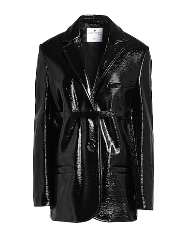 COURRÈGES Veste Noir 88% Coton, 10% Polyuréthane, 2% Élasthanne