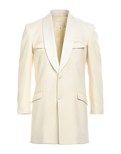 MAISON MARGIELA Blazer Ivory 100% Wool, Silk, Polyester