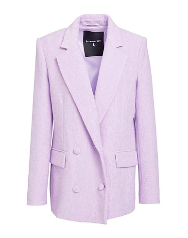 PATRIZIA PEPE Blazer Lilac 94% Polyester, 6% Elastane
