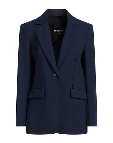 PATRIZIA PEPE Blazer Navy blue 53% Polyester, 43% Virgin Wool, 4% Elastane
