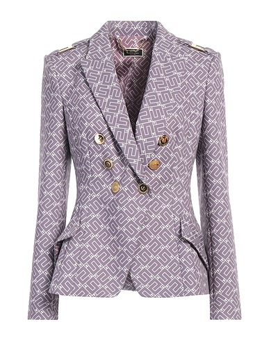 ELISABETTA FRANCHI Blazer Lilac 95% Polyester, 5% Elastane