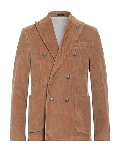 OFFICINA 36 Blazer Camel 98% Cotton, 2% Elastane