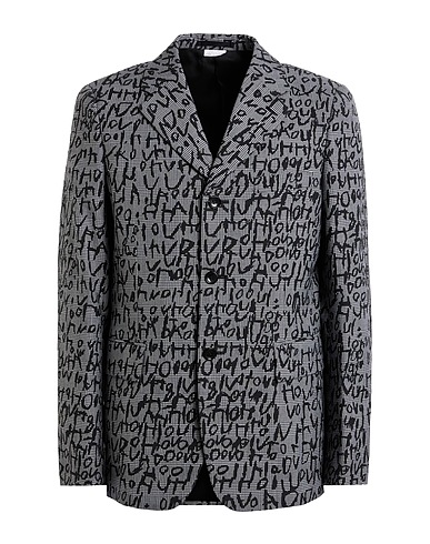 COMME des GARÇONS Blazer HOMME PLUS Black 51% Wool, 49% Polyester