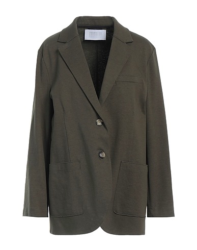 HARRIS WHARF LONDON Blazer Military green 100% Cotton