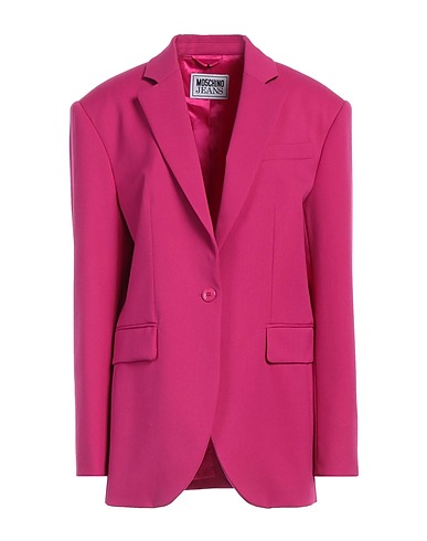 MOSCHINO JEANS Blazer Magenta 54% Polyester, 44% Wool, 2% Elastane
