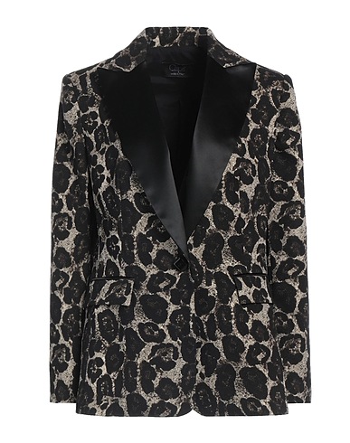 CLIPS Blazer Black 60% Cotton, 28% Polyamide, 9% Polyester, 3% Elastane