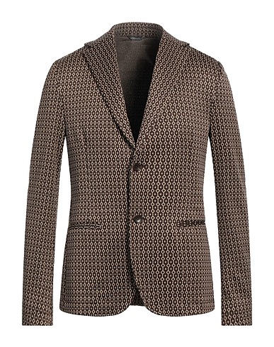 DANIELE ALESSANDRINI Blazers Braun 60% Polyester, 35% Polyamid, 5% Elastan