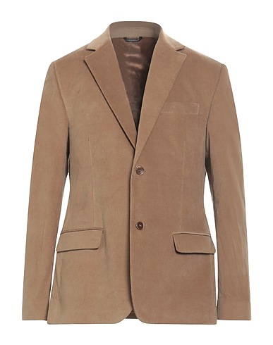DANIELE ALESSANDRINI Blazer Sand 97% Cotton, 3% Elastane