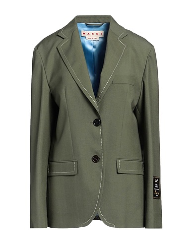MARNI Blazer Military green 100% Virgin Wool