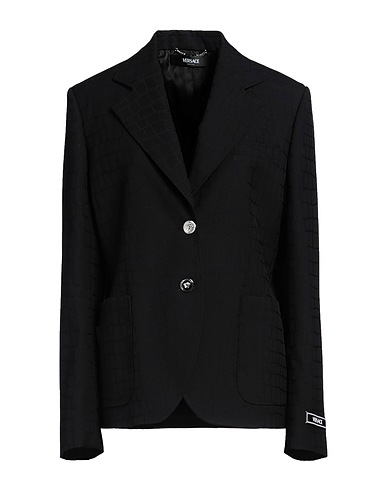 VERSACE Blazer Black 100% Virgin Wool