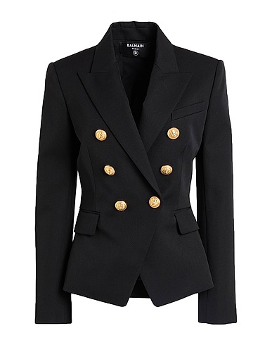 BALMAIN Blazer Black 100% Wool