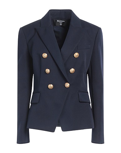 BALMAIN Blazer Midnight blue 100% Wool