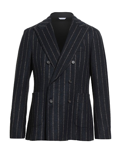MANUEL RITZ Blazer Midnight blue 54% Acrylic, 24% Virgin Wool, 22% Polyester