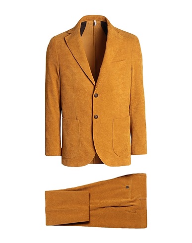 TWENTY-ONE by ANTONIO CARNEVALE Suits Marigold 92% Polyester, 8% Elastane