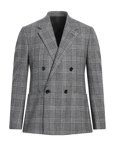LARDINI Blazer Black 90% Wool, 10% Cashmere