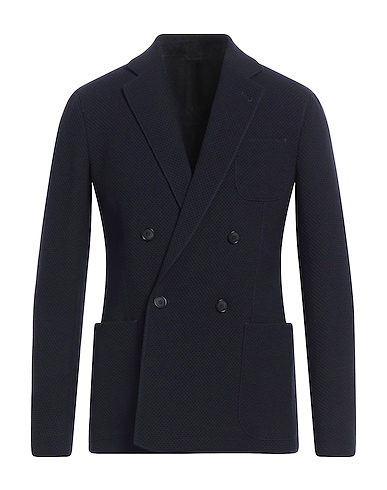 GIORGIO ARMANI Blazer Midnight blue 98% Virgin Wool, 2% Elastane