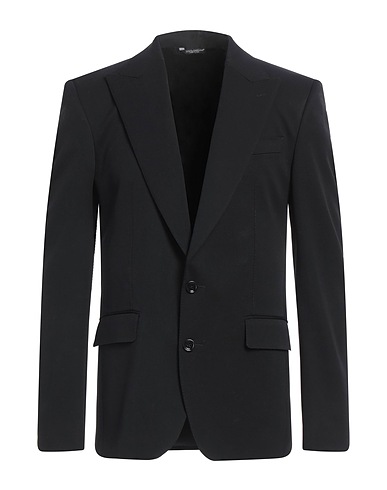 DOLCE&GABBANA Blazer Black 100% Virgin Wool